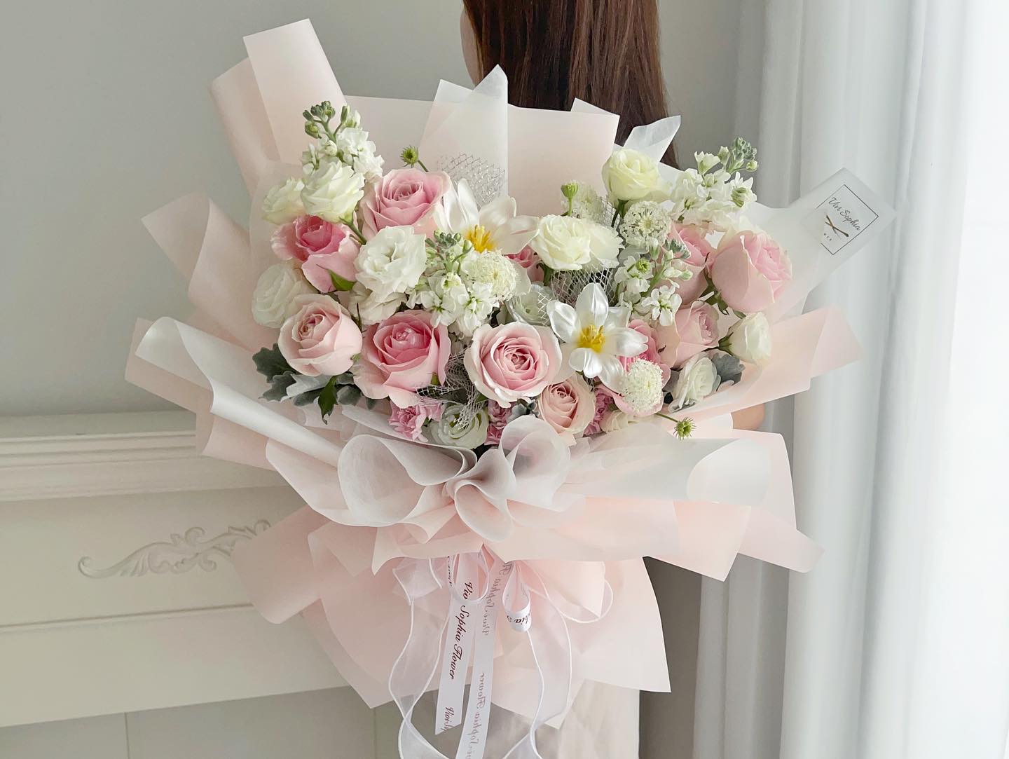 Mixture Pink & Silver