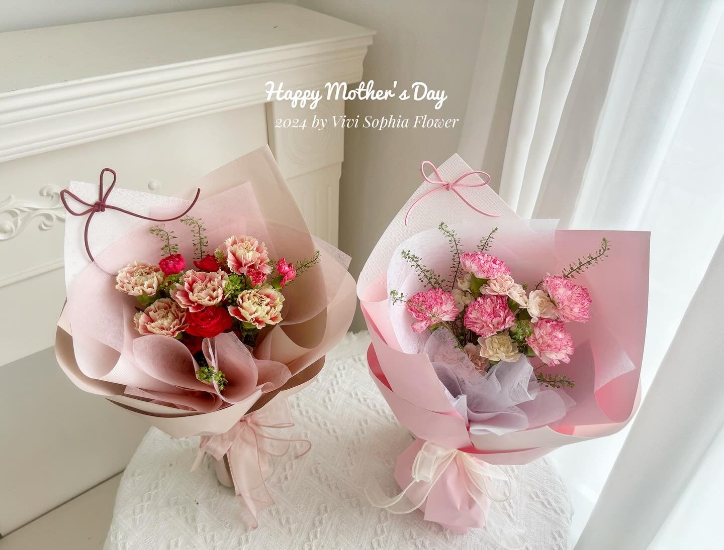 Carnation bouquet Mother’s Day 2024