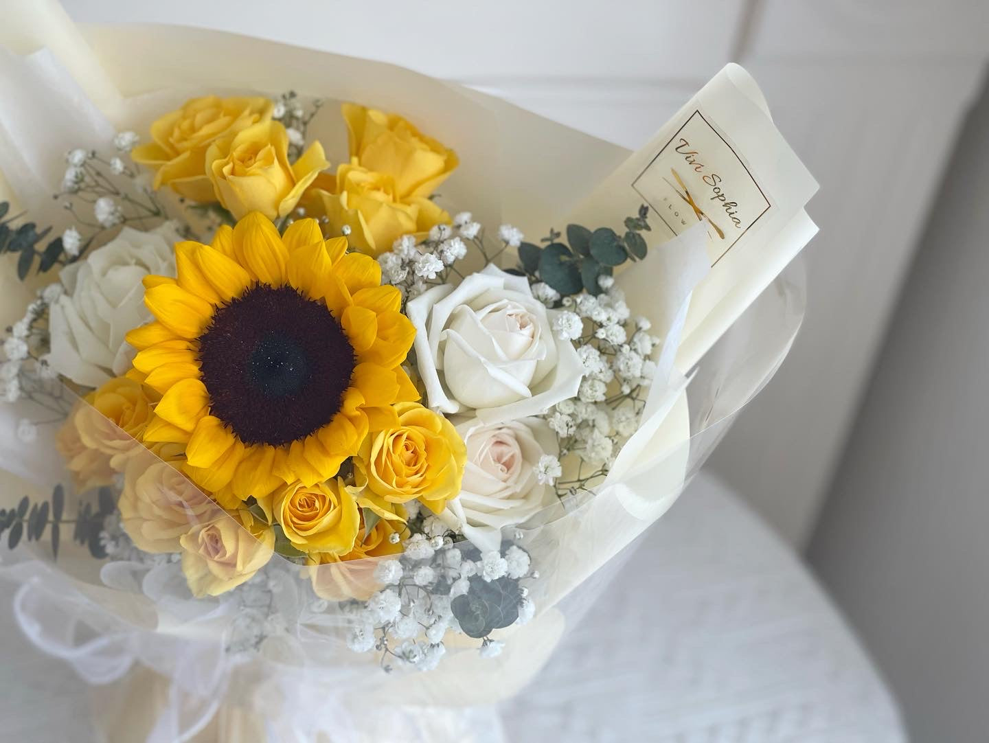 Mixture sunflower bouquet