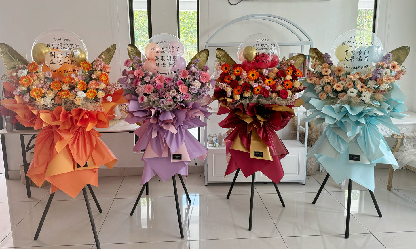 Grand Opening Flower Stand