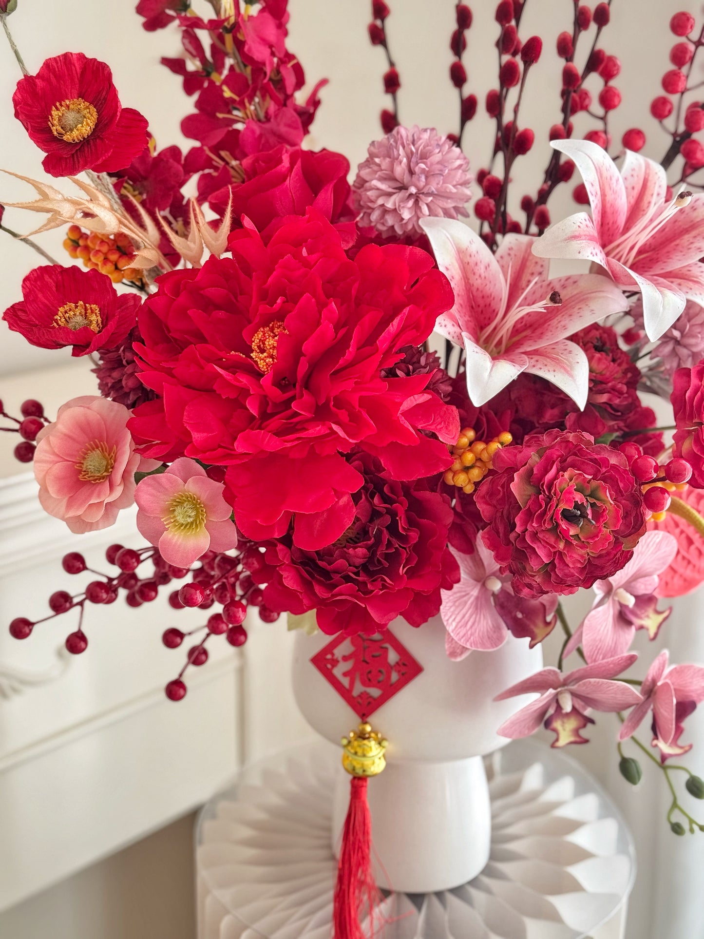灵蛇显瑞 | 福瑞呈祥 Chinese Prosperous Flower