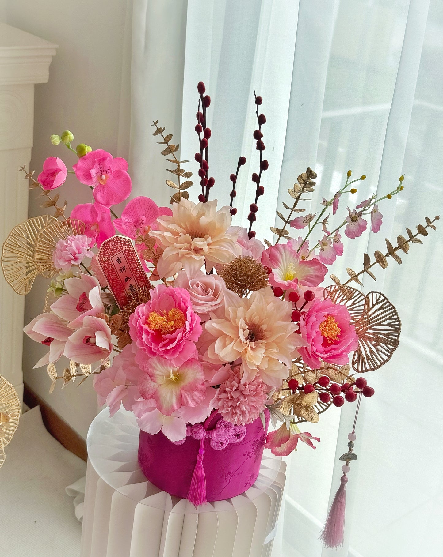 灵蛇显瑞 | 富贵吉祥 Chinese Prosperous Flower