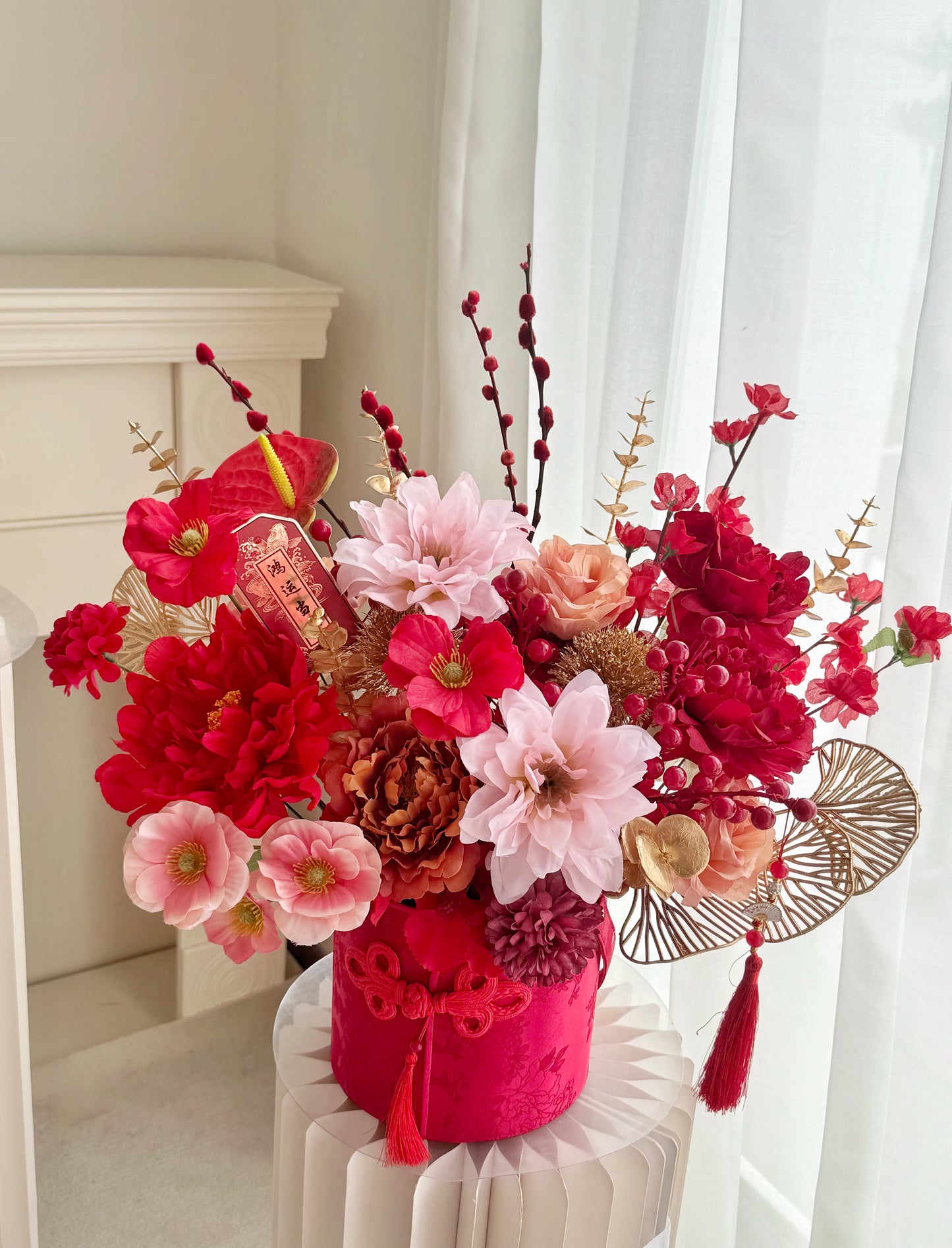 灵蛇显瑞 | 富贵吉祥 Chinese Prosperous Flower