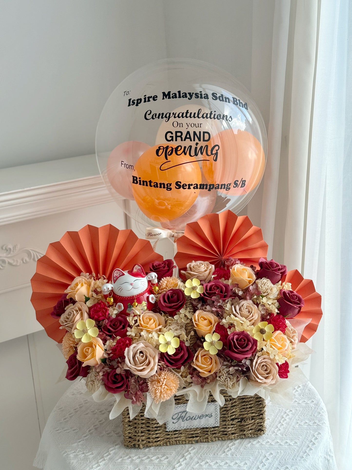 Grand opening Table arrangement