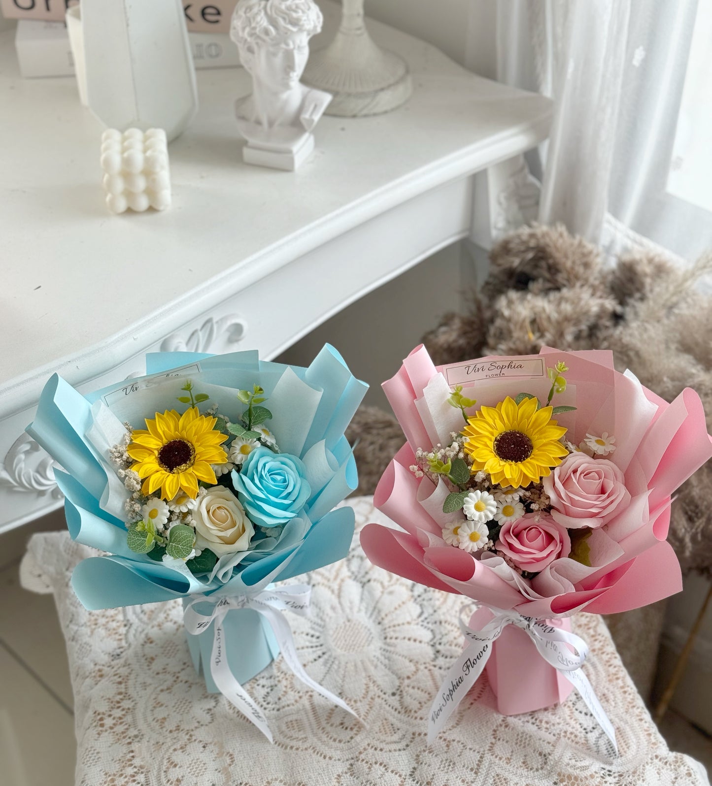 Mini bouquet (soap flower)