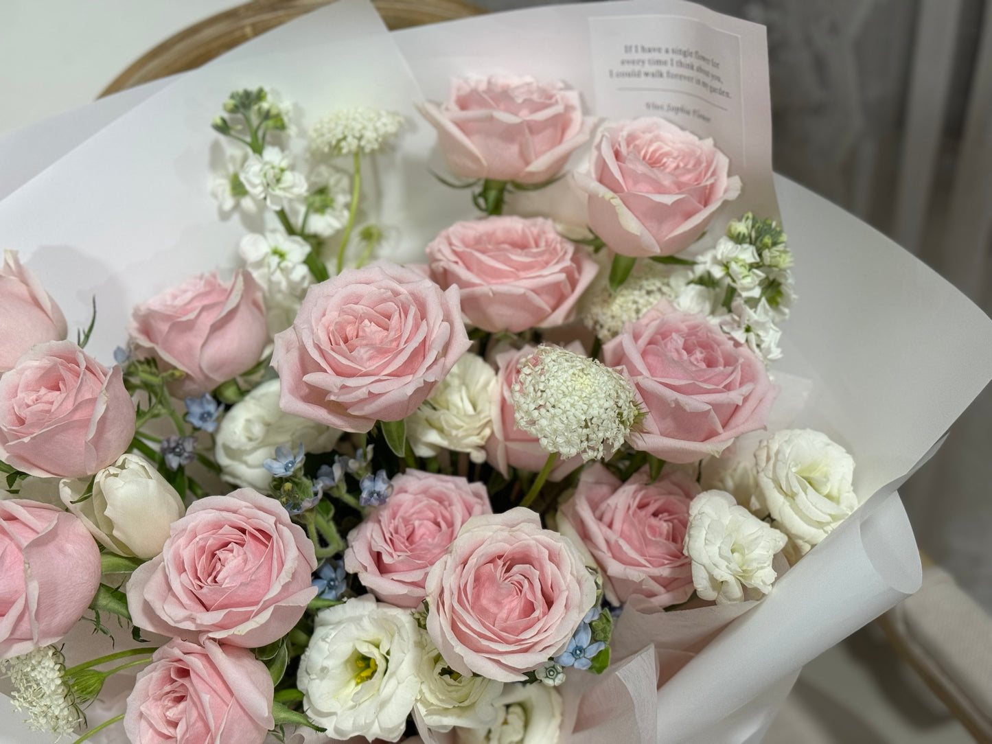 Pink mixture