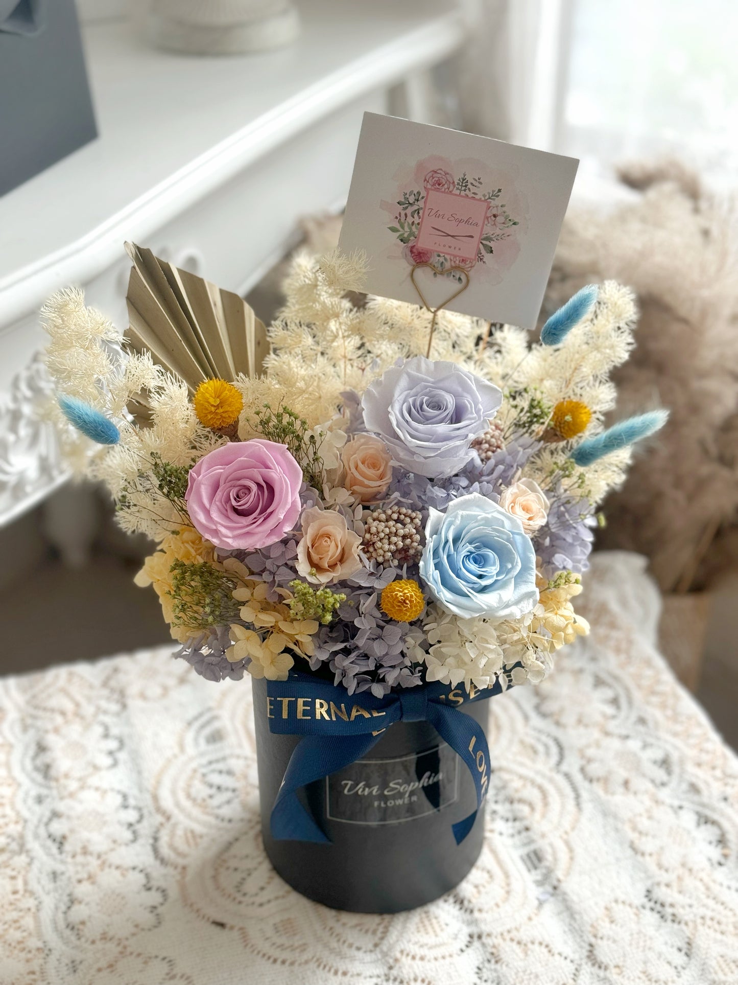 Preserved flower box