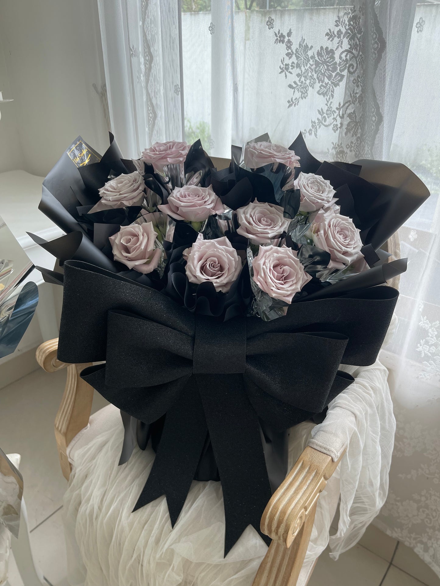 Bling bling Ribbon Roses