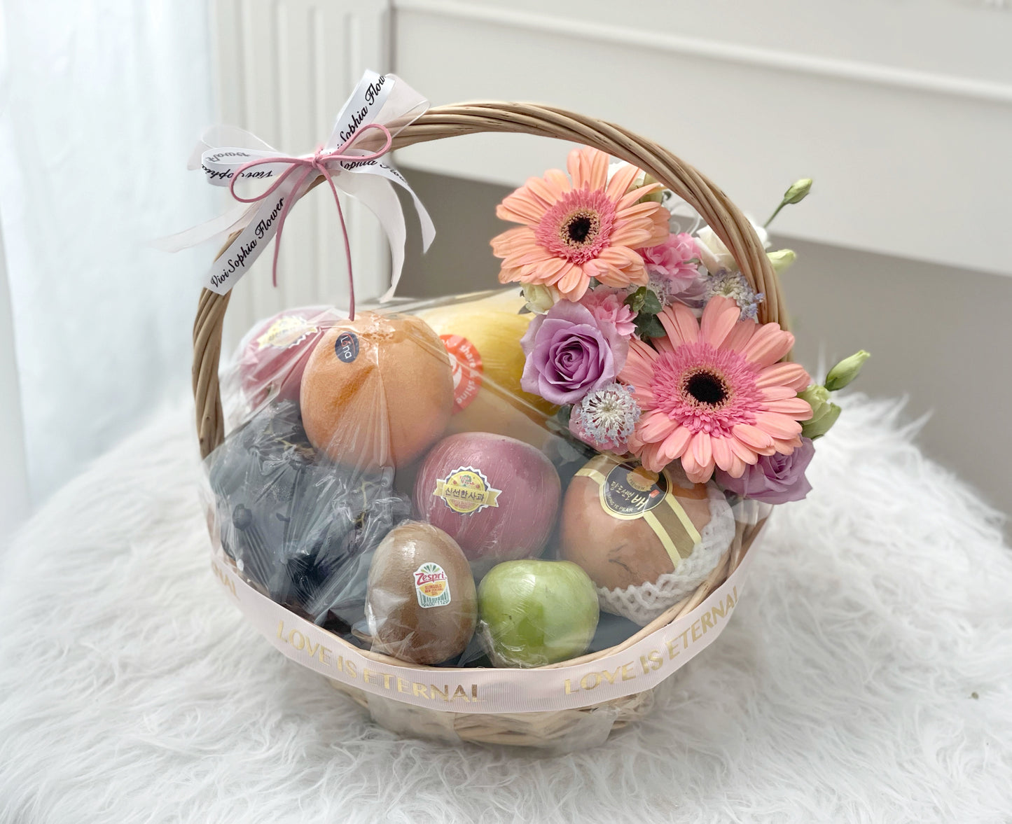 Fruits flower basket