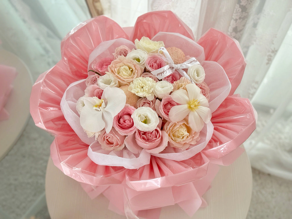 Mixture flower petal bouquet