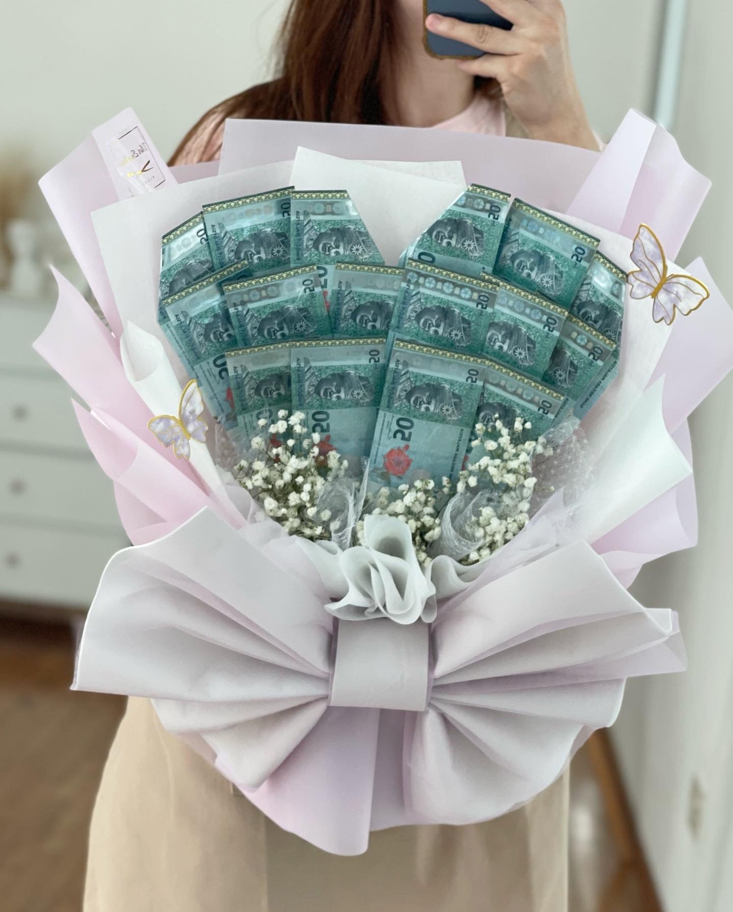 Cash money bouquet