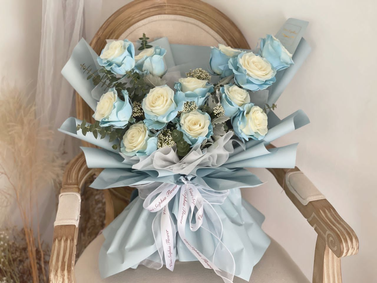 Ecuador sky blue roses