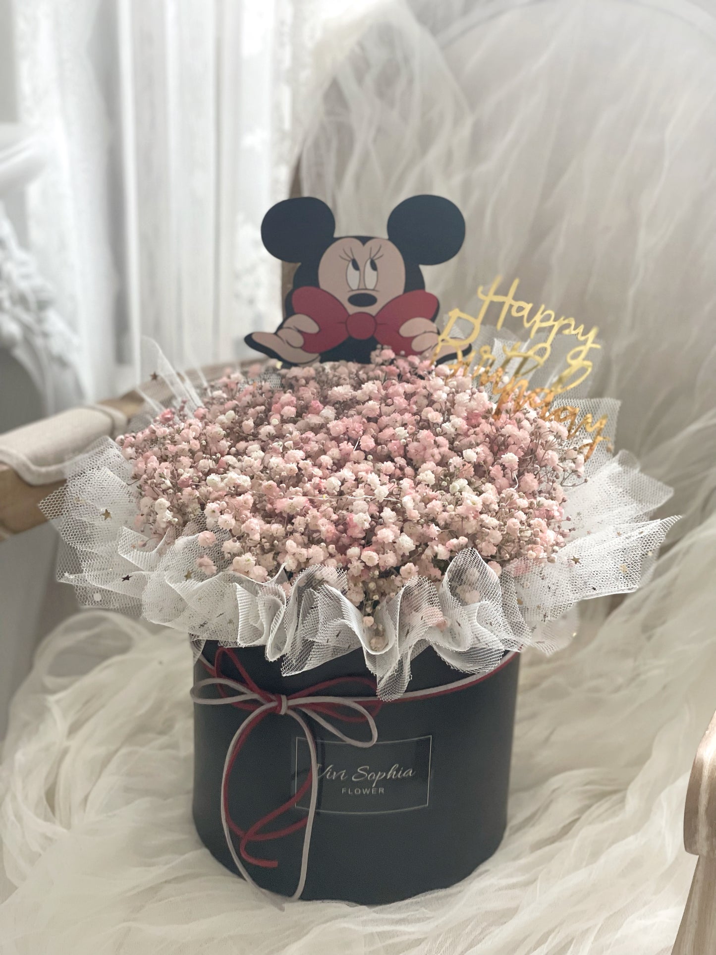 Mickey Baby Breath bloom box