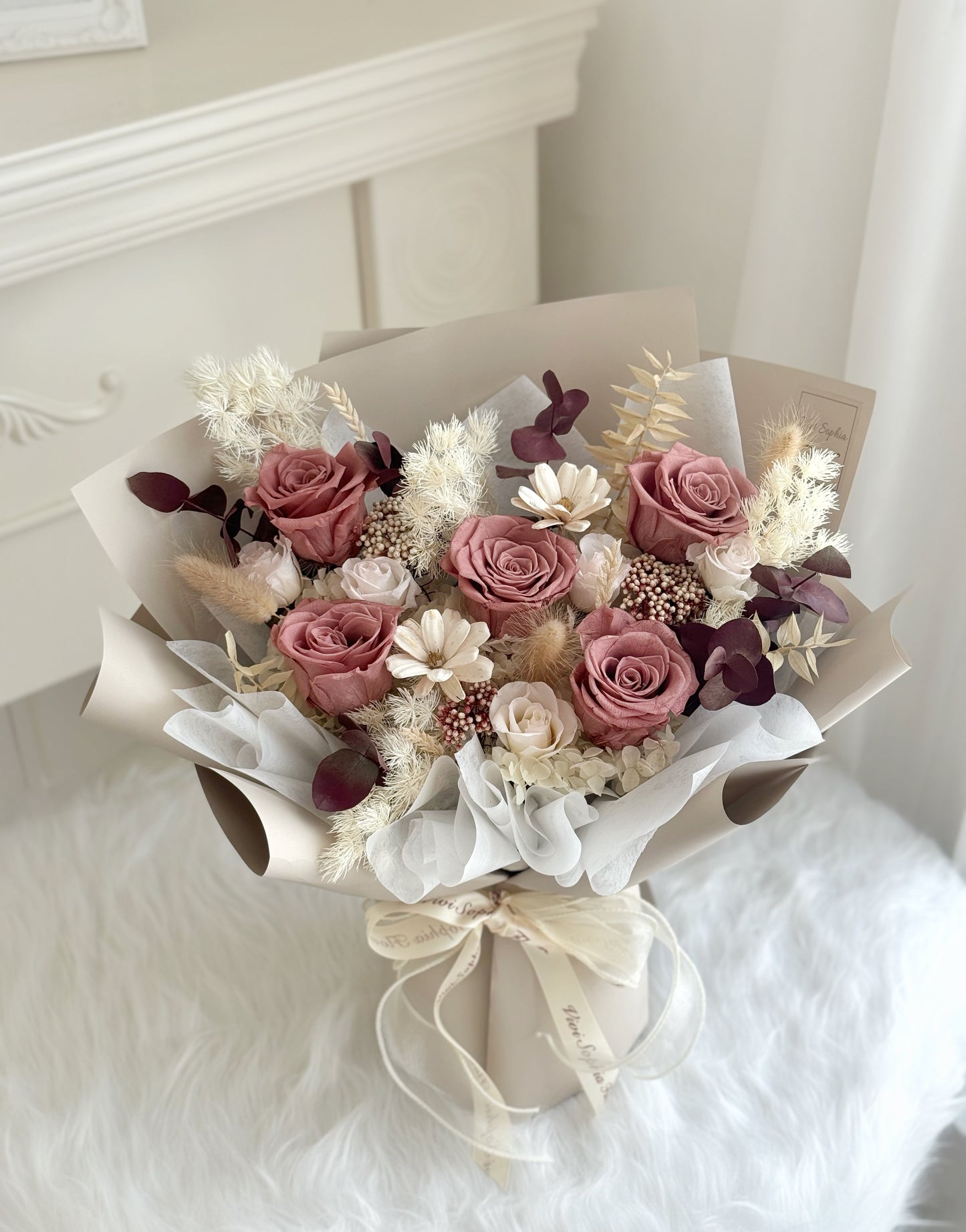 Preseved flower bouquet