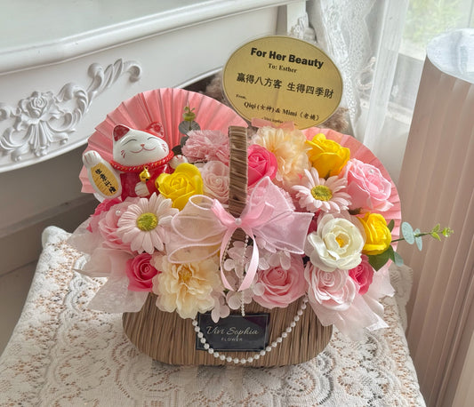 Flower Basket for Grand opening