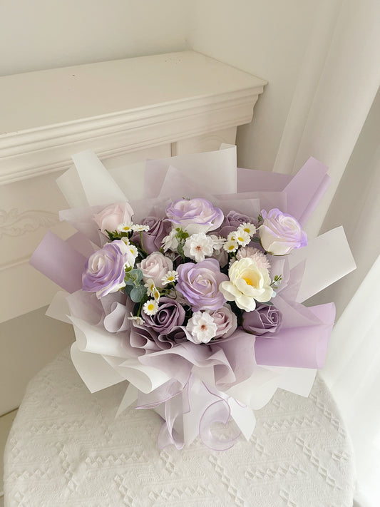 Soap Flower Purple