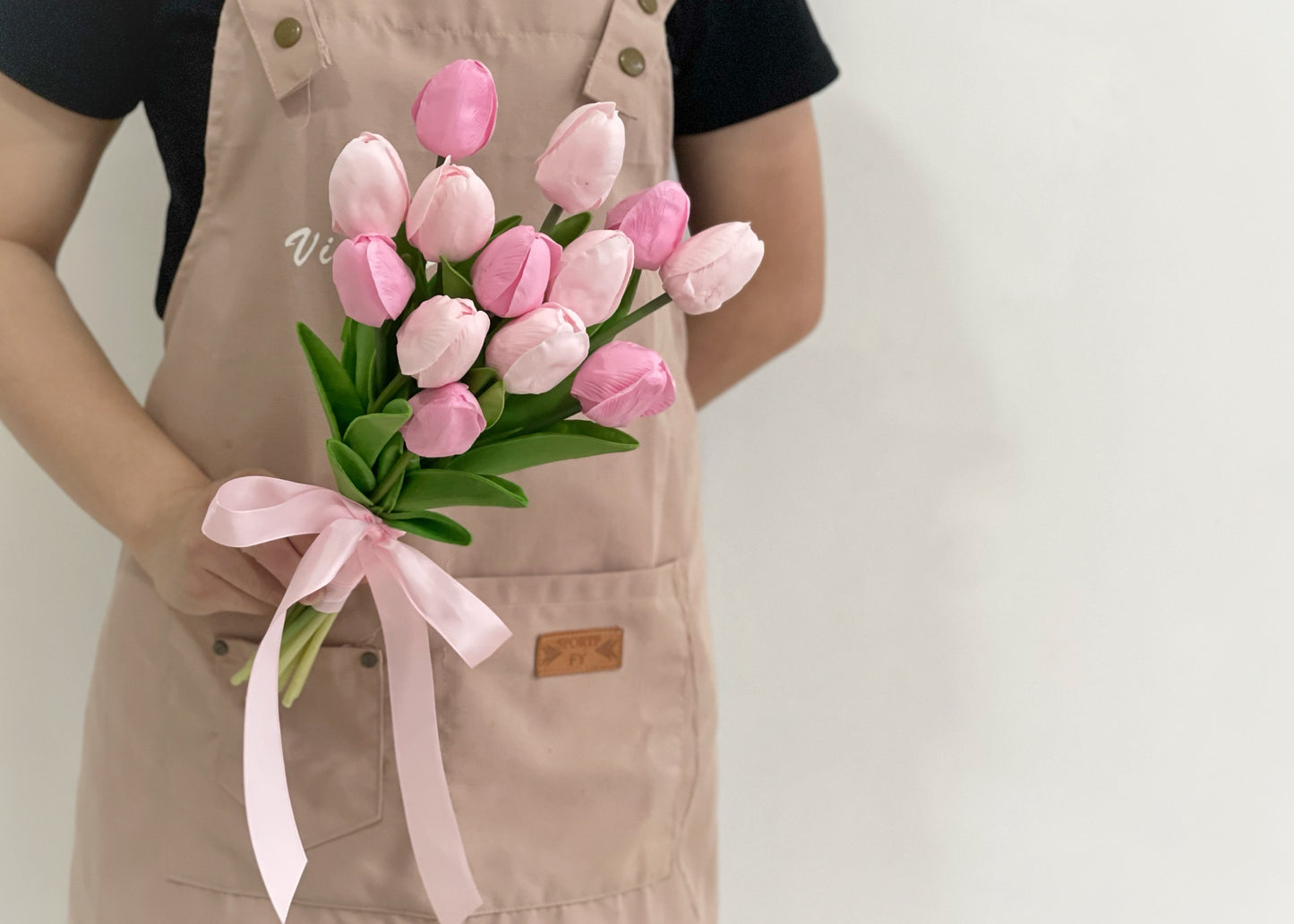 Soap flower Tulips bridal bouquet