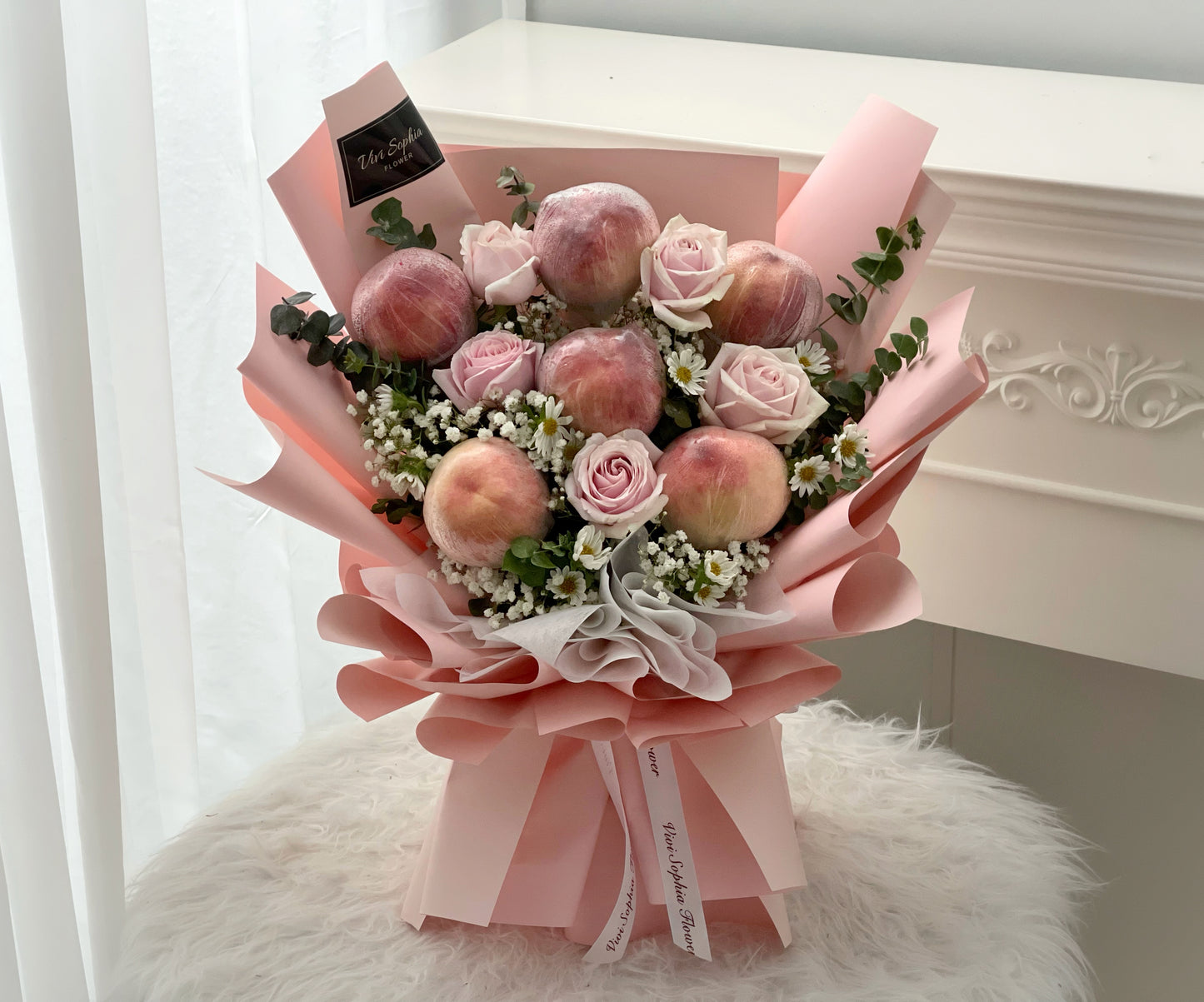 Peach bouquet