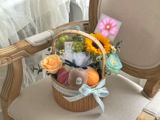 Fruits flower basket