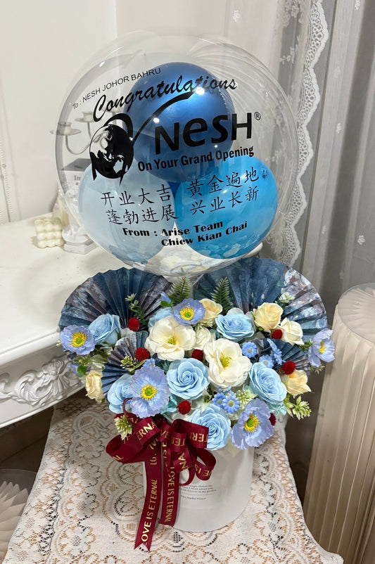 Grand Opening Flower table arrangement